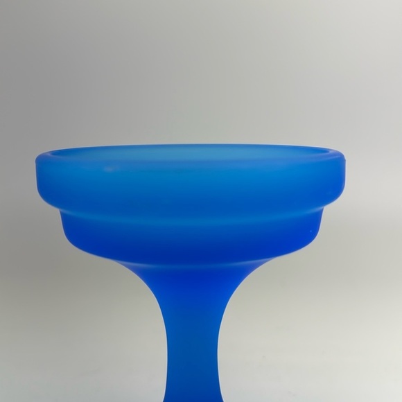 Vintage Westmoreland Cobalt Blue 
Fairy Lamp Base CandleHolder - Picture 3 of 10